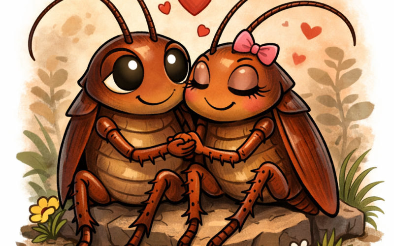 A csótányok kannibálokká válnak, amikor „szerelmesek” lesznek